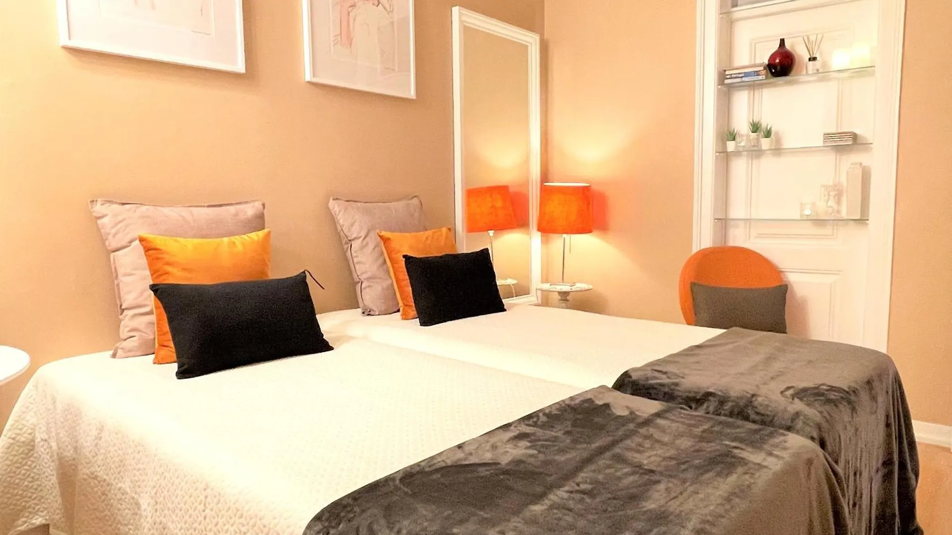 Mc Warm Romantic Home 3Br2Ba @ Trendy Principe Real Lisboa